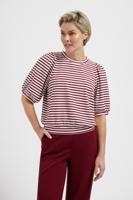 Lady Day Amie L24.580.3032 T-shirt Korte Mouw Burgundy/simple While