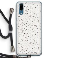 Terrazzo N°14: Huawei P20 Transparant Hoesje met koord