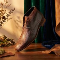 Savanna Scale High Lureaux - Handgemaakte Nette Schoenen Voor Heren
