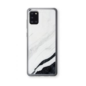 Elegante marmer: Samsung Galaxy A31 Transparant Hoesje