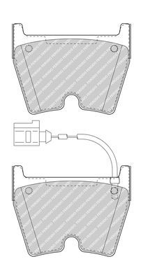Remblokken set FDB5023