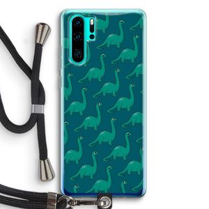 Diplodocus: Huawei P30 Pro Transparant Hoesje met koord