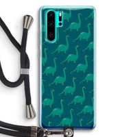 Diplodocus: Huawei P30 Pro Transparant Hoesje met koord