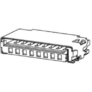 Molex 475710001 Female behuizing (kabel) Totaal aantal polen: 8 Rastermaat: 1.1 mm Inhoud: 1 stuk(s) Tape on Full reel