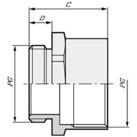 LAPP 52100030 SKINDICHT ZS PG 11 Wartel verlening PG11 PG11 Polyethyleen Messing 100 stuk(s) - thumbnail