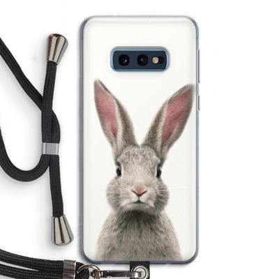 Daisy: Samsung Galaxy S10e Transparant Hoesje met koord