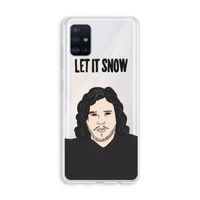 Let It Snow: Galaxy A51 4G Transparant Hoesje