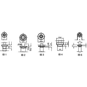 Fischer Elektronik IB 6 Isolatiebus 1 stuk(s) Buitendiameter: 3.5 mm, 6 mm Binnendiameter: 3.1 mm