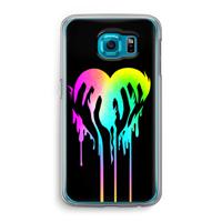 Hold My Heart: Samsung Galaxy S6 Transparant Hoesje