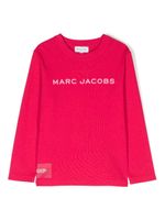 Marc Jacobs Kids t-shirt longues manches à logo imprimé - Rose - thumbnail