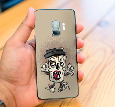Samsung mobiel stickers Koffie zombie graffiti karakter
