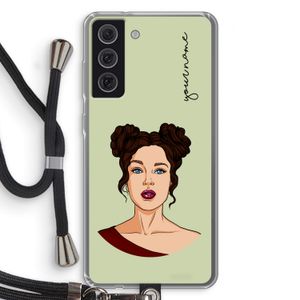 Pop-Art Creator: Samsung Galaxy S21 FE Transparant Hoesje met koord
