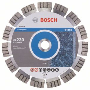 Bosch Accessoires Diamantdoorslijpschijf Best for Stone 230 x 22,23 x 2,4 x 15 mm 1st - 2608602645