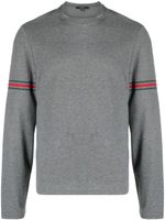 Gucci t-shirt à détails rayés - Gris - thumbnail