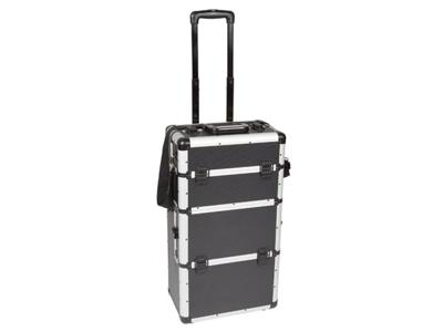 Aluminium trolley 370 x 270 x 670 mm zwart - Velleman
