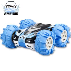 Exost 360 op afstandbestuurbare AquaCross Amfibie stuntauto - 1:18