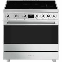 Smeg Symphony C9IMX2 fornuis Vrijstaand fornuis Electrisch Inductiekookplaat zones Roestvrijstaal A - thumbnail