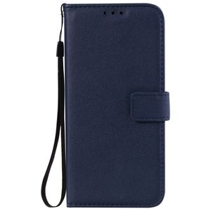 iPhone 13 Pro hoesje - Bookcase - Pasjeshouder - Portemonnee - Camerabescherming - Kunstleer - Donkerblauw