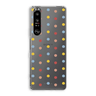 Bollen: Sony Xperia 1 III Transparant Hoesje