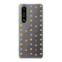 Bollen: Sony Xperia 1 III Transparant Hoesje