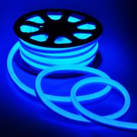 Neon Flex Ledstrip 230V - Blauw - Dimbaar - thumbnail