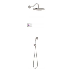 Regendouche set electronisch Tres Shower Technology Classic | Inbouw | Thermostaatkraan | 2-weg | Vintage | RVS look
