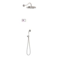 Regendouche set electronisch Tres Shower Technology Classic | Inbouw | Thermostaatkraan | 2-weg | Vintage | RVS look