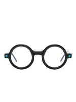 Kuboraum lunettes de vue P1 à monture ronde - Noir