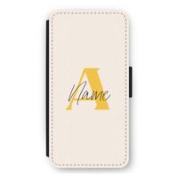 Amber Script: iPhone 12 Pro Max Flip Hoesje