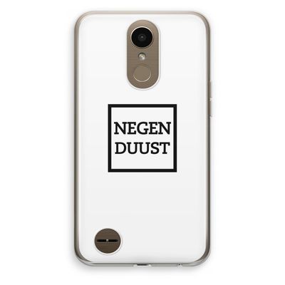 Negenduust vierkant: LG K10 (2017) Transparant Hoesje