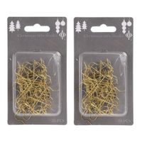 Kerstboom decoratie kerstbalhaakjes goud 400x