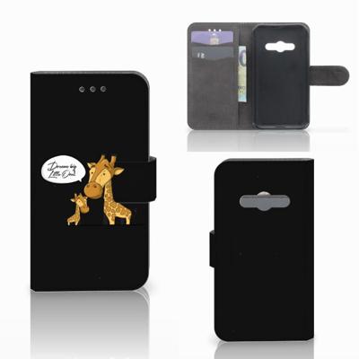 Samsung Galaxy Xcover 3 | Xcover 3 VE Leuk Hoesje Giraffe Samsung Galaxy Xcover 3 | Xcover 3 VE Leuk Hoesje Giraffe