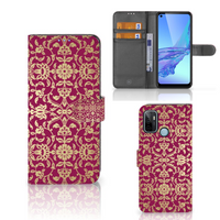 Wallet Case OPPO A53 | OPPO A53s Barok Pink - thumbnail