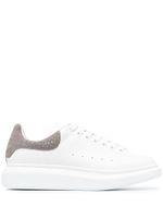 Alexander McQueen baskets Oversize en cuir - Blanc