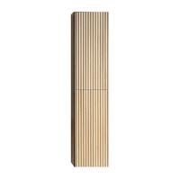 Kolomkast Wiesbaden Ribbella | Greeploos | 2 deuren | 160x36x30 cm | naturel eik
