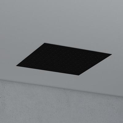 Hoofddouche SaniClear Cube | 30 cm | Vierkant | Zwart Mat