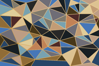 Mozaïek vinyl vloerkleed Geometrisch veelkleurig mozaïek