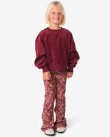 HEMA Kinderlegging bloemen bordeauxrood (bordeauxrood)