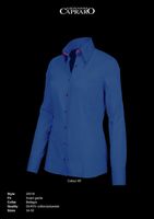 Giovanni Capraro 29316-85 Dames Blouse - Donker Blauw [Rood accent]