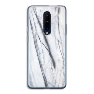 Gestreepte marmer: OnePlus 7 Pro Transparant Hoesje