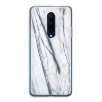Gestreepte marmer: OnePlus 7 Pro Transparant Hoesje