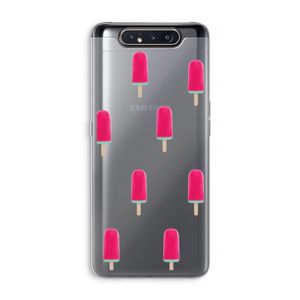 Waterijsje: Samsung Galaxy A80 Transparant Hoesje