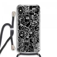 Vexx Black City : iPhone XS Max Transparant Hoesje met koord
