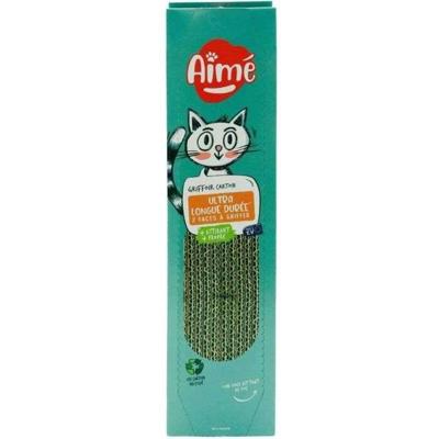 Kartonnen krabpaal - AIMÉ - Voor katten, dubbelzijdige krabplank, supersterk en langdurig, kattenkruidgeur