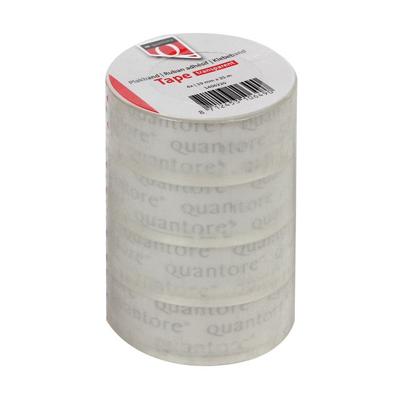 Plakband quantore 19mmx25m transparant Plakband quantore 19mmx25m transparant