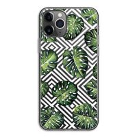 Geometrische jungle: iPhone 11 Pro Transparant Hoesje