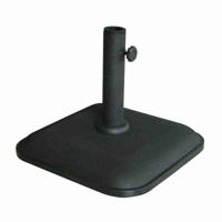 Marbueno Base Umbrella Vierkant Cement 35X35X5,2 cm 11KG Zwart Tuin, Zwembad, Terras