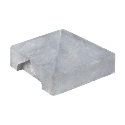 Berton afdekpet wit/grijs eindmodel diamantkop Tuindeco - Tuindeco