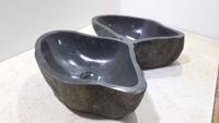 Waschbecken Flussstein Satz RM220333AB, 44x33x15 cm