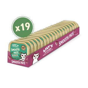 Lily's Kitchen Smooth Paté Kattenvoer - Kuipje - Kip & Wild - 19 x 85 g